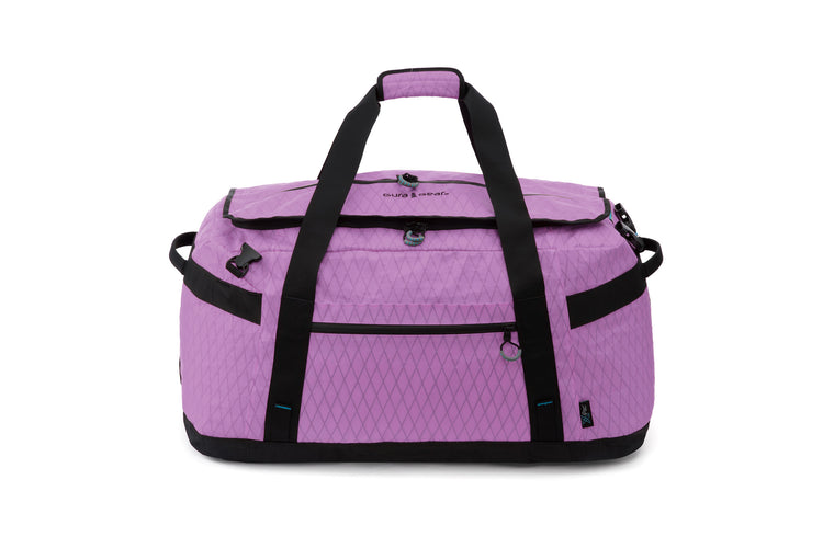compact duffel bag travel Gura Gear Mara Travel Duffel (Mulberry, 100L)