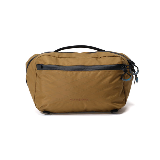Gura Gear Kiboko City Sling 6L in Sahara tan, front view