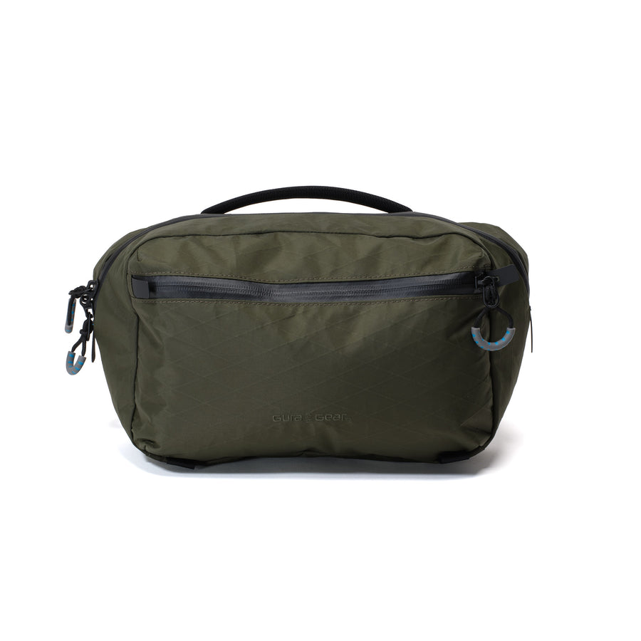 Kiboko City Sling 6L with Photo Insert, Forest Green