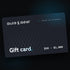Gura Gear gift card: navy card with the X-Pac diamond texture, Gura Gear logo, Crafted for Visionaries, Gift card, $20 to $1,000